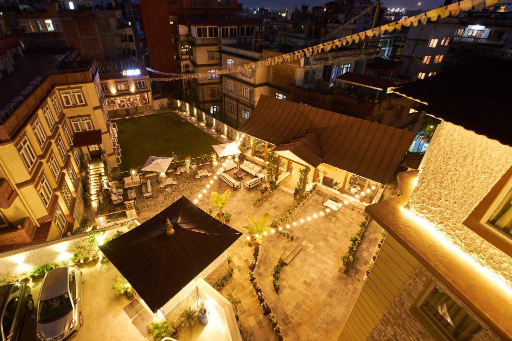 Kathmandu Hotel Yard 1